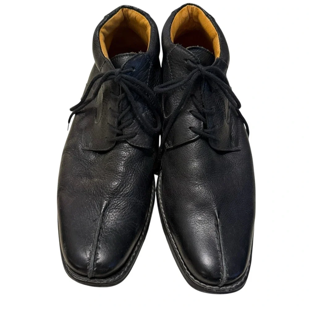 Sandro Black Comfort Soft and Gel low top lace up‎ dressy / casual boots 9D